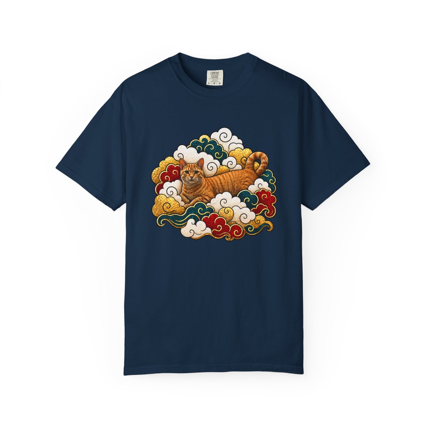 Tiger Cloud Tee — Vintage Asian-Inspired Tiger Art T-Shirt