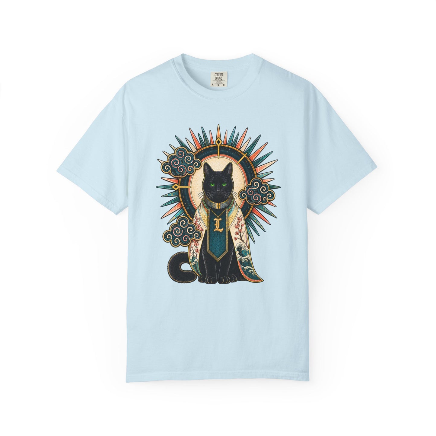 Mystic Black Cat T-Shirt — Occult Illustration Tee