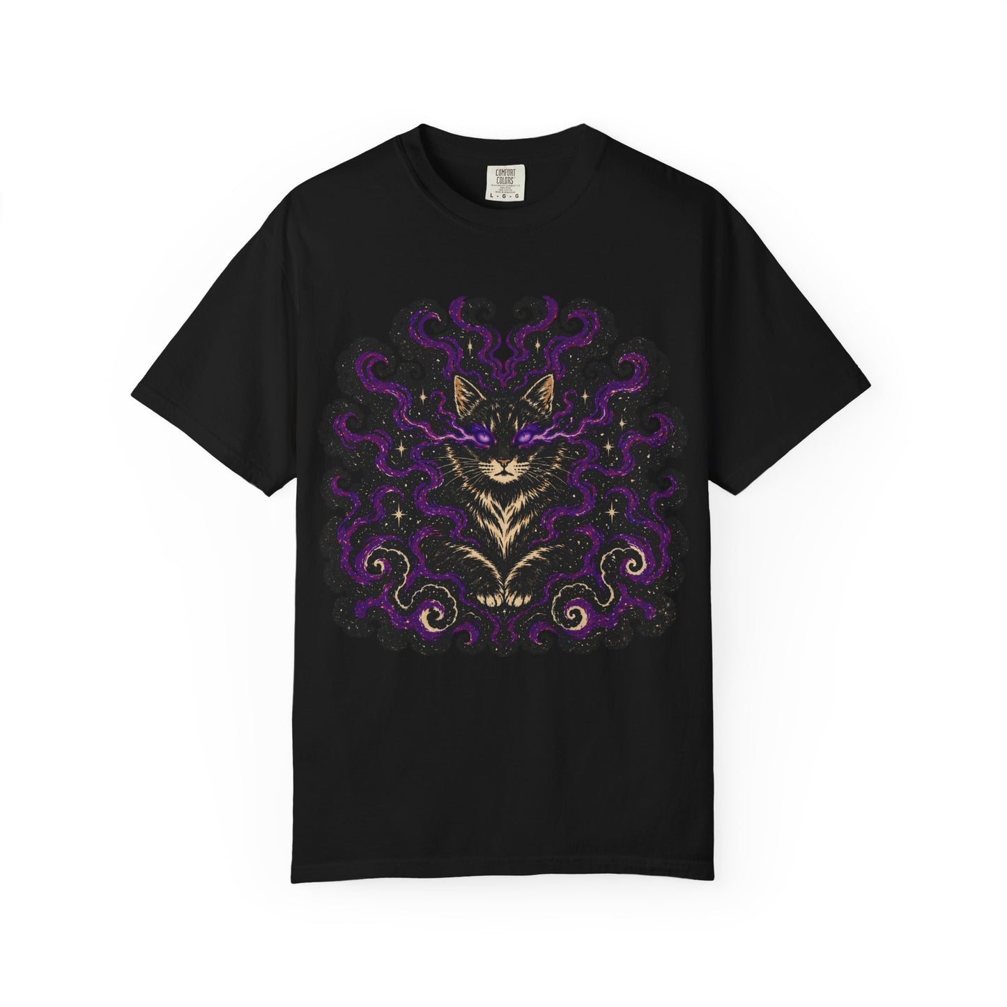 Astrological Mystic Portrait T-Shirt — 'Zora' Celestial Art Tee