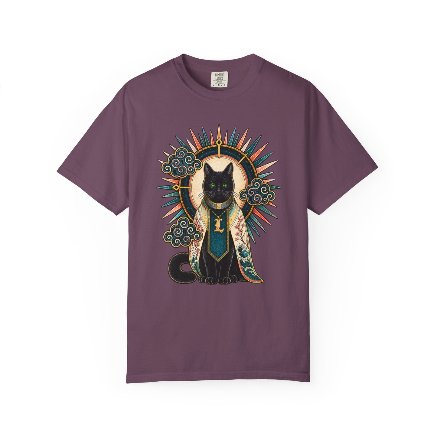 Mystic Black Cat T-Shirt — Occult Illustration Tee