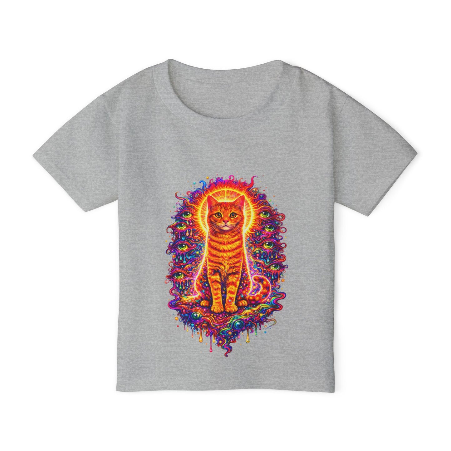 Toddler T-Shirt — Radiant Rainbow Cat Graphic Tee