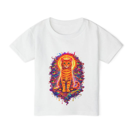 Toddler T-Shirt — Radiant Rainbow Cat Graphic Tee