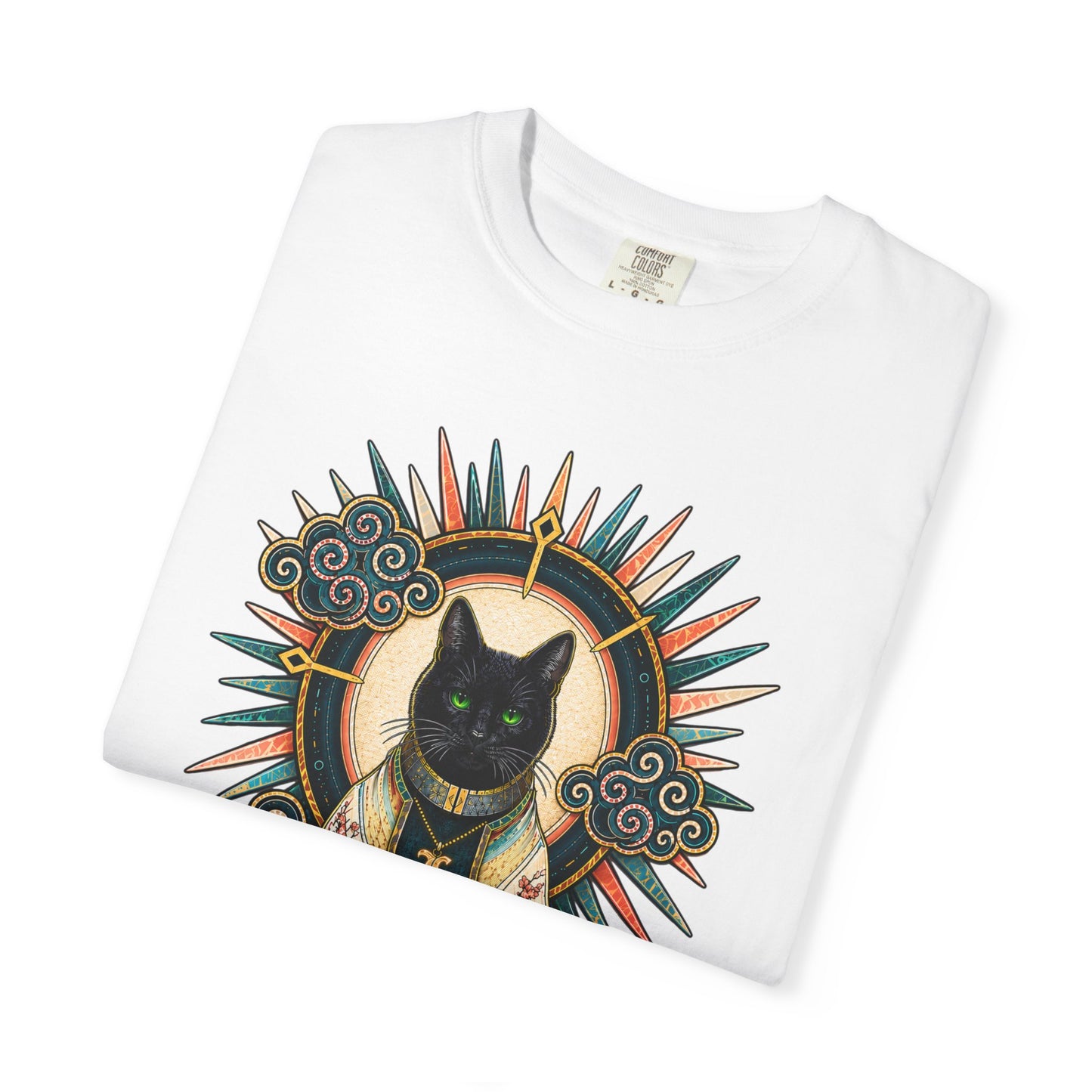 Mystic Black Cat T-Shirt — Occult Illustration Tee