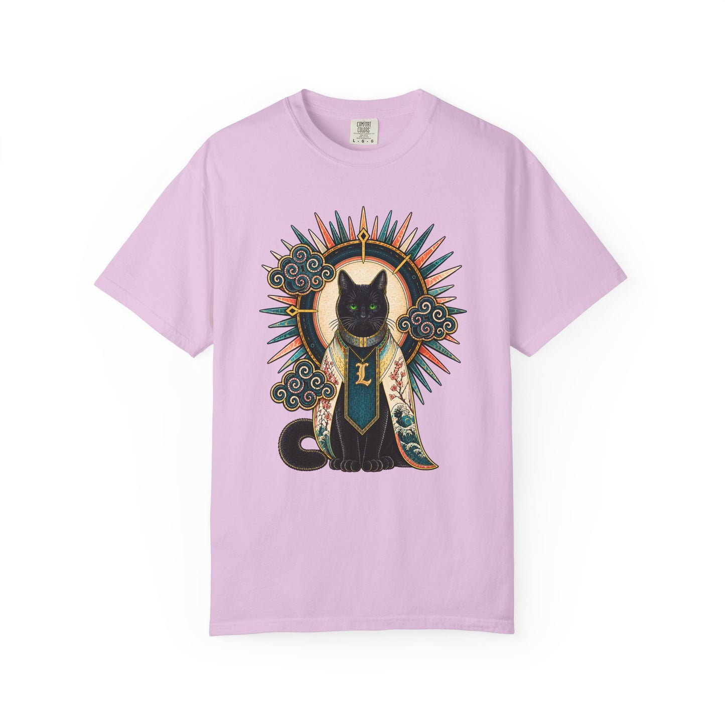 Mystic Black Cat T-Shirt — Occult Illustration Tee