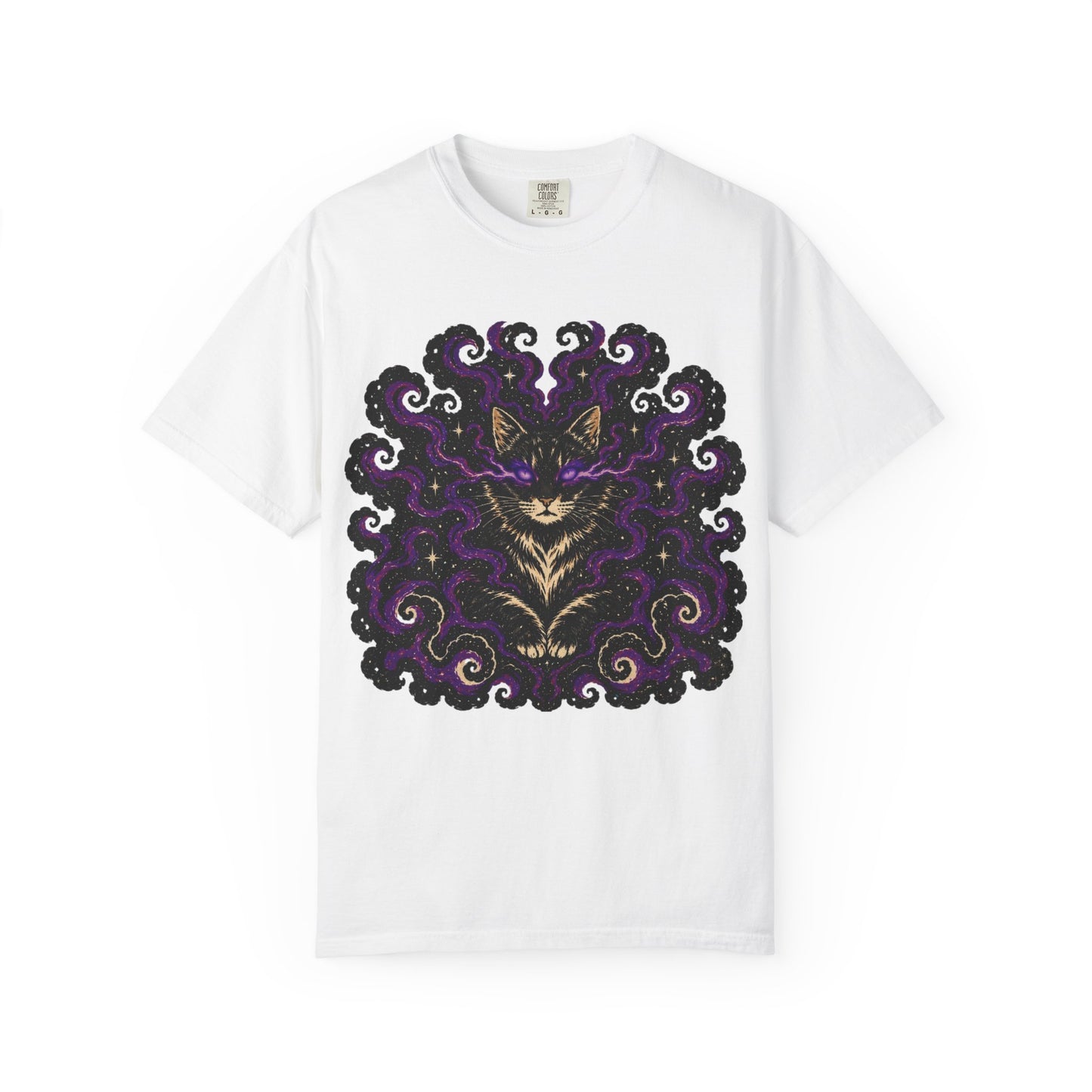 Astrological Mystic Portrait T-Shirt — 'Zora' Celestial Art Tee