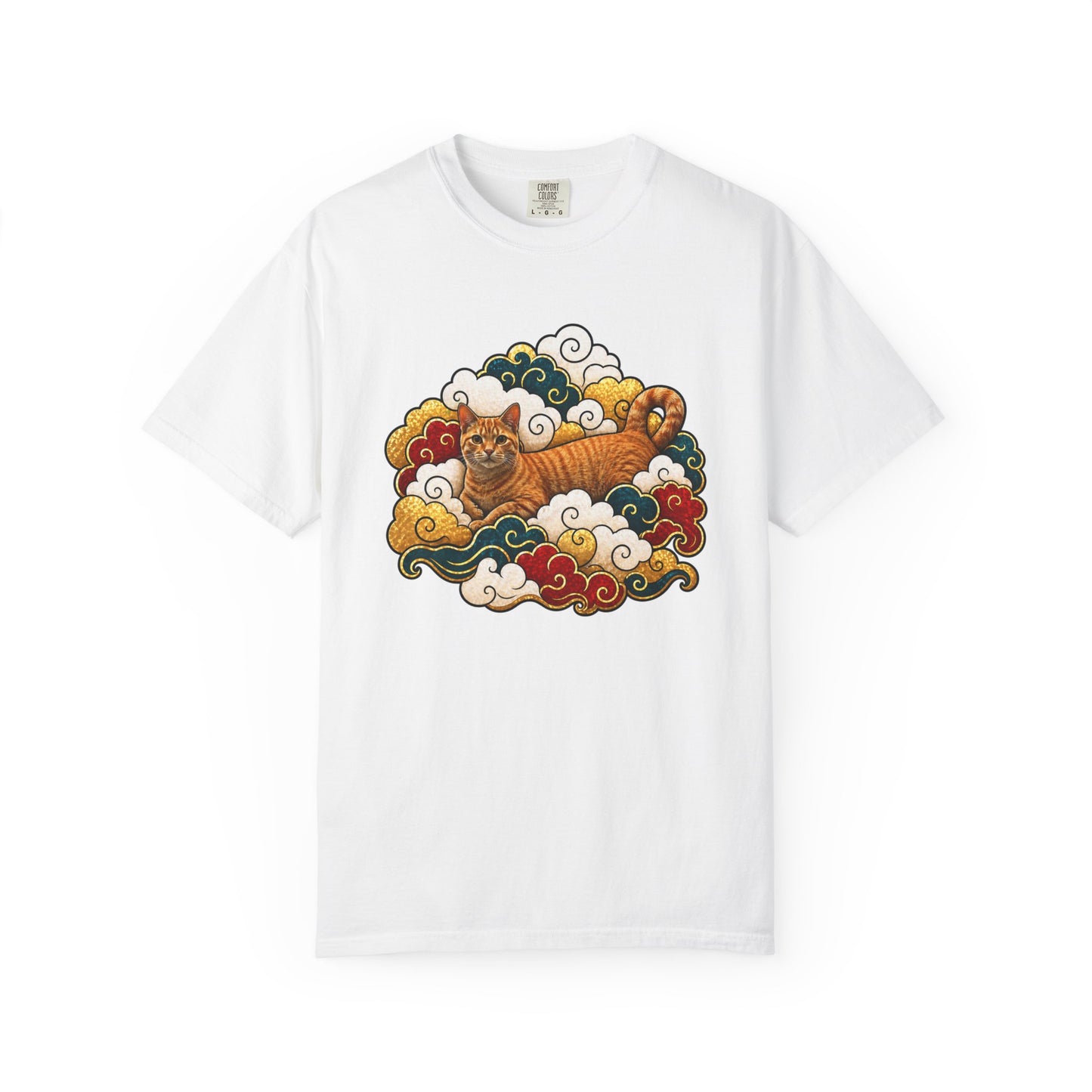 Tiger Cloud Tee — Vintage Asian-Inspired Tiger Art T-Shirt