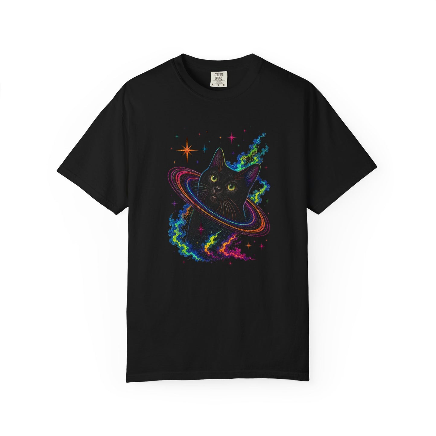 Cosmic Cat Planet T-Shirt