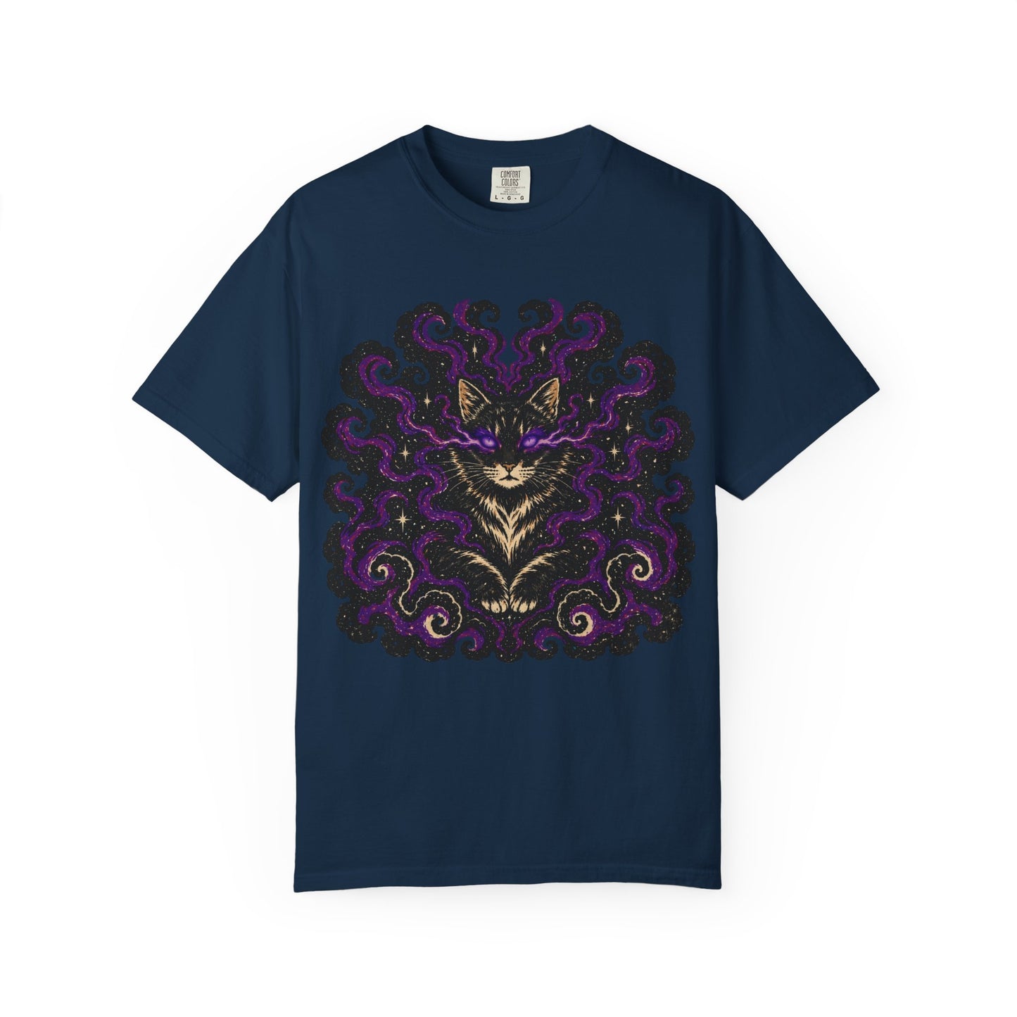 Astrological Mystic Portrait T-Shirt — 'Zora' Celestial Art Tee