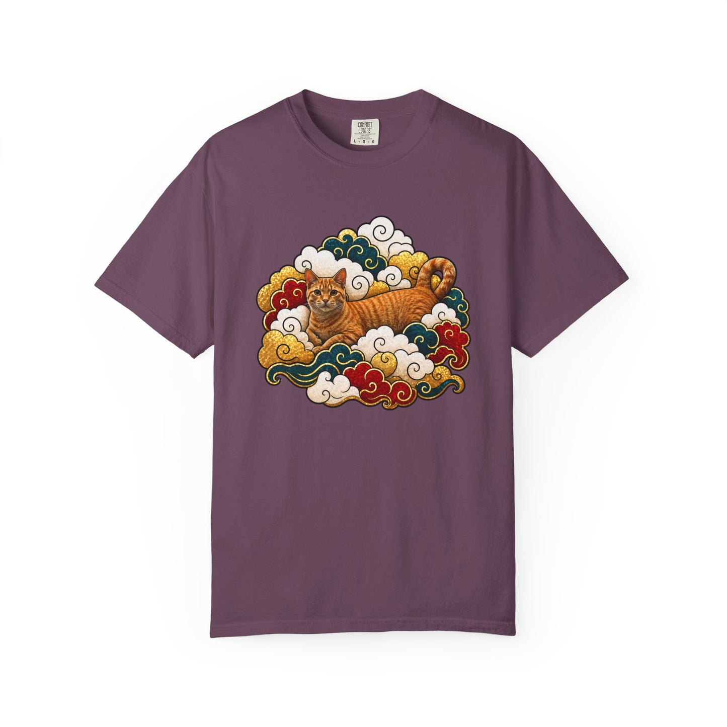 Tiger Cloud Tee — Vintage Asian-Inspired Tiger Art T-Shirt