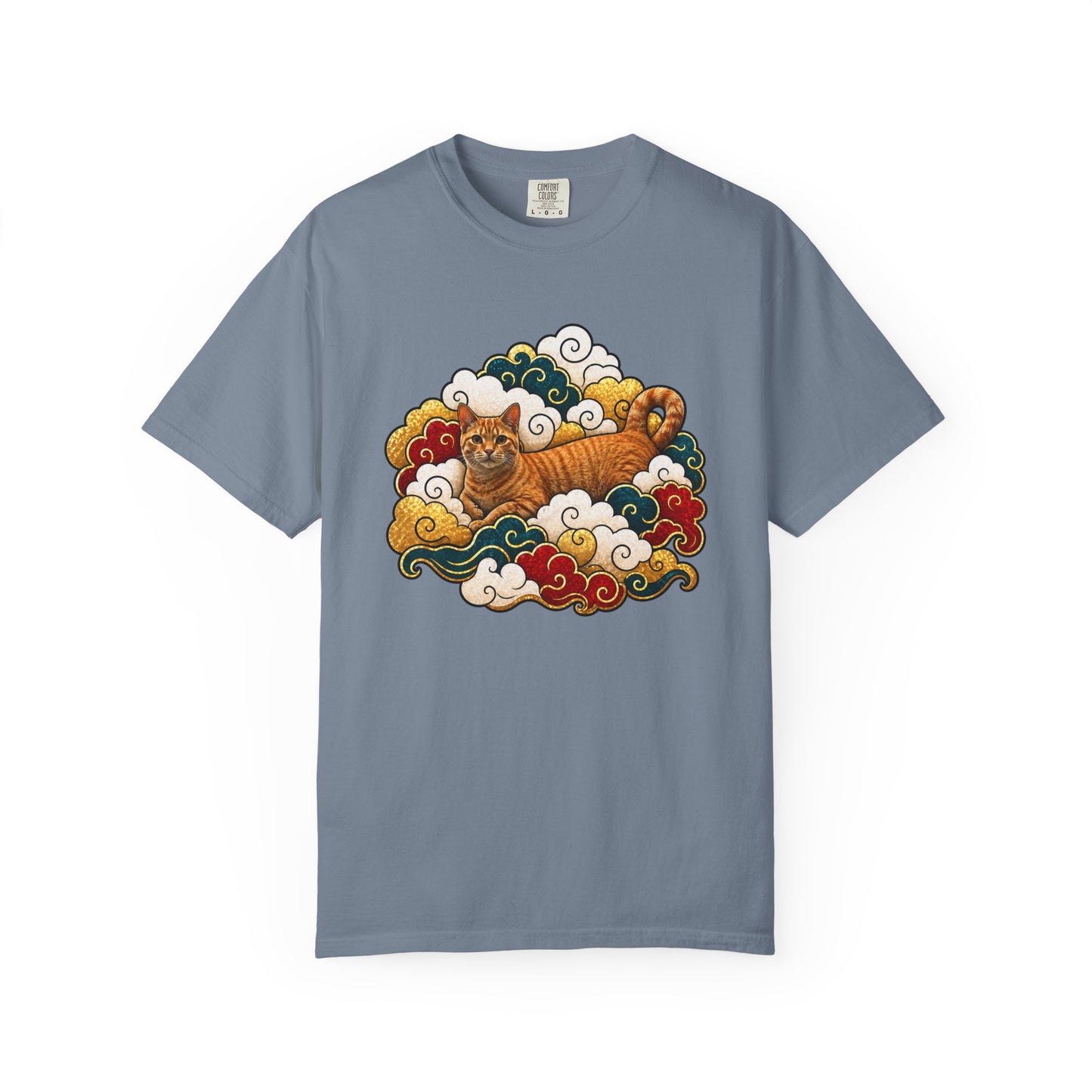 Tiger Cloud Tee — Vintage Asian-Inspired Tiger Art T-Shirt