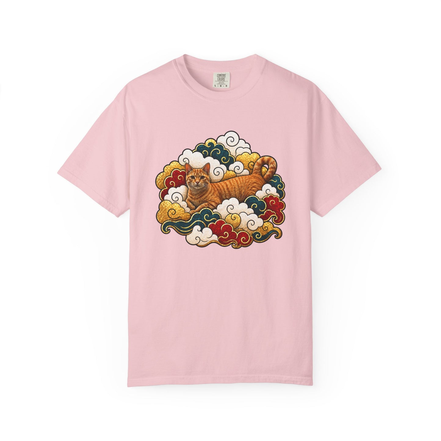 Tiger Cloud Tee — Vintage Asian-Inspired Tiger Art T-Shirt