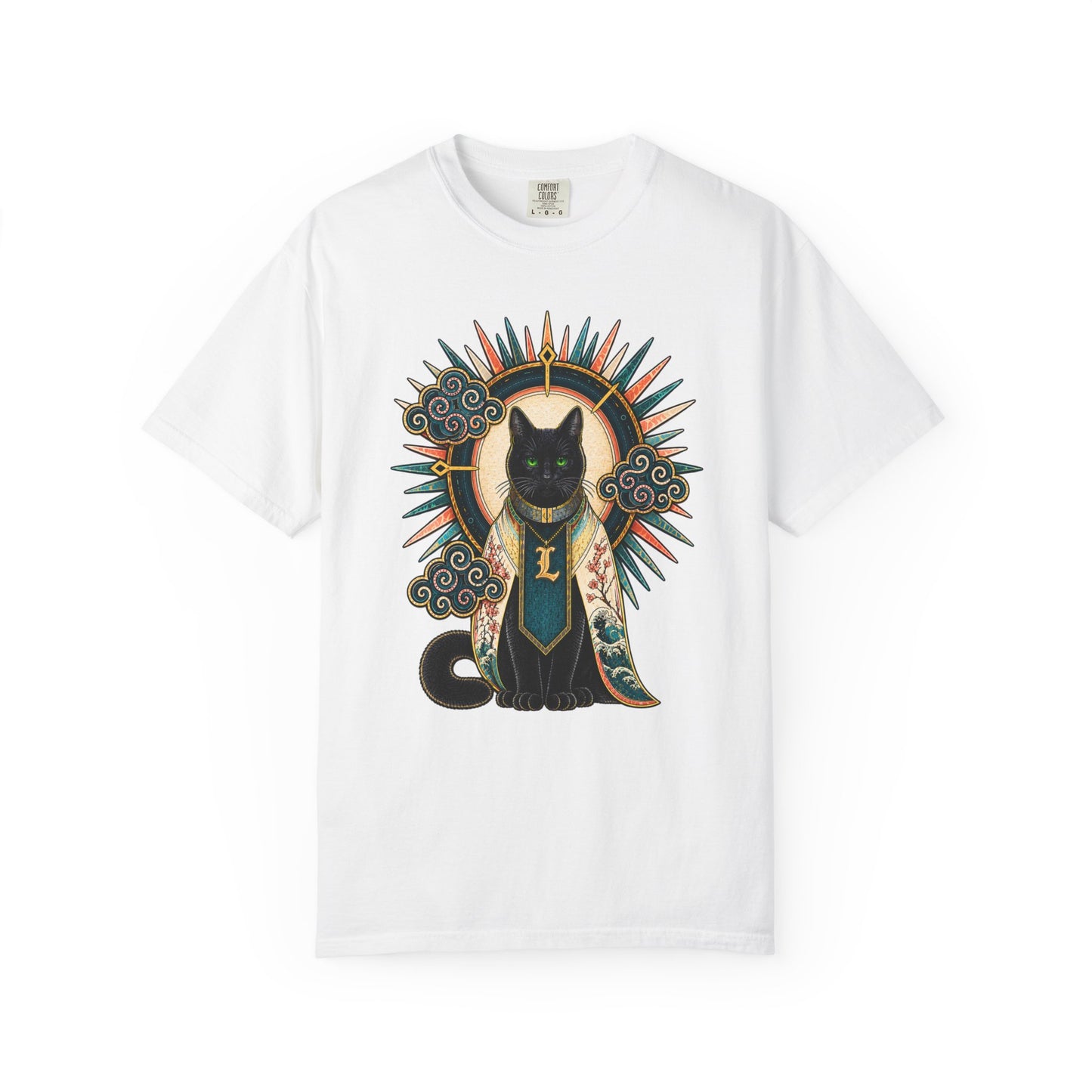 Mystic Black Cat T-Shirt — Occult Illustration Tee