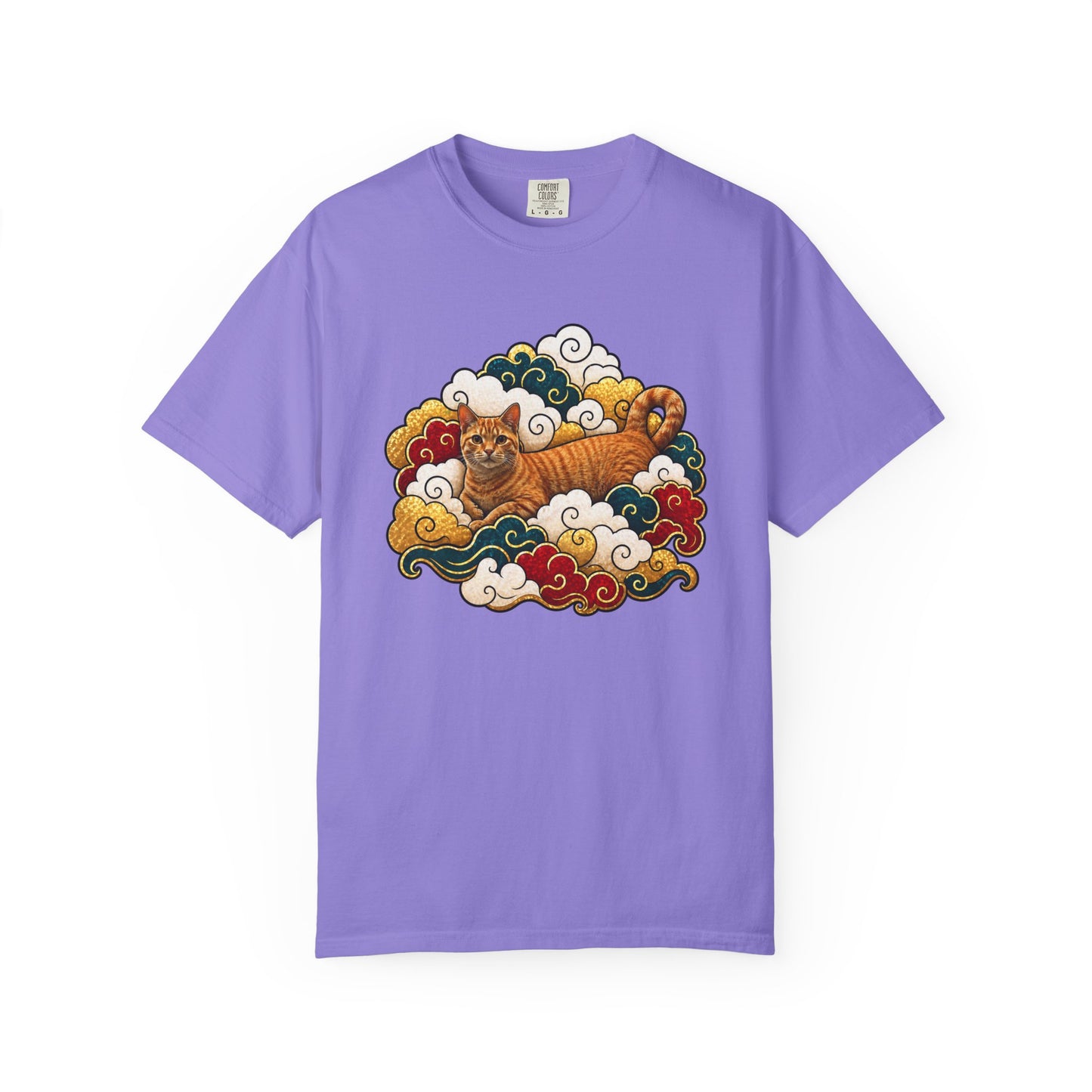Tiger Cloud Tee — Vintage Asian-Inspired Tiger Art T-Shirt