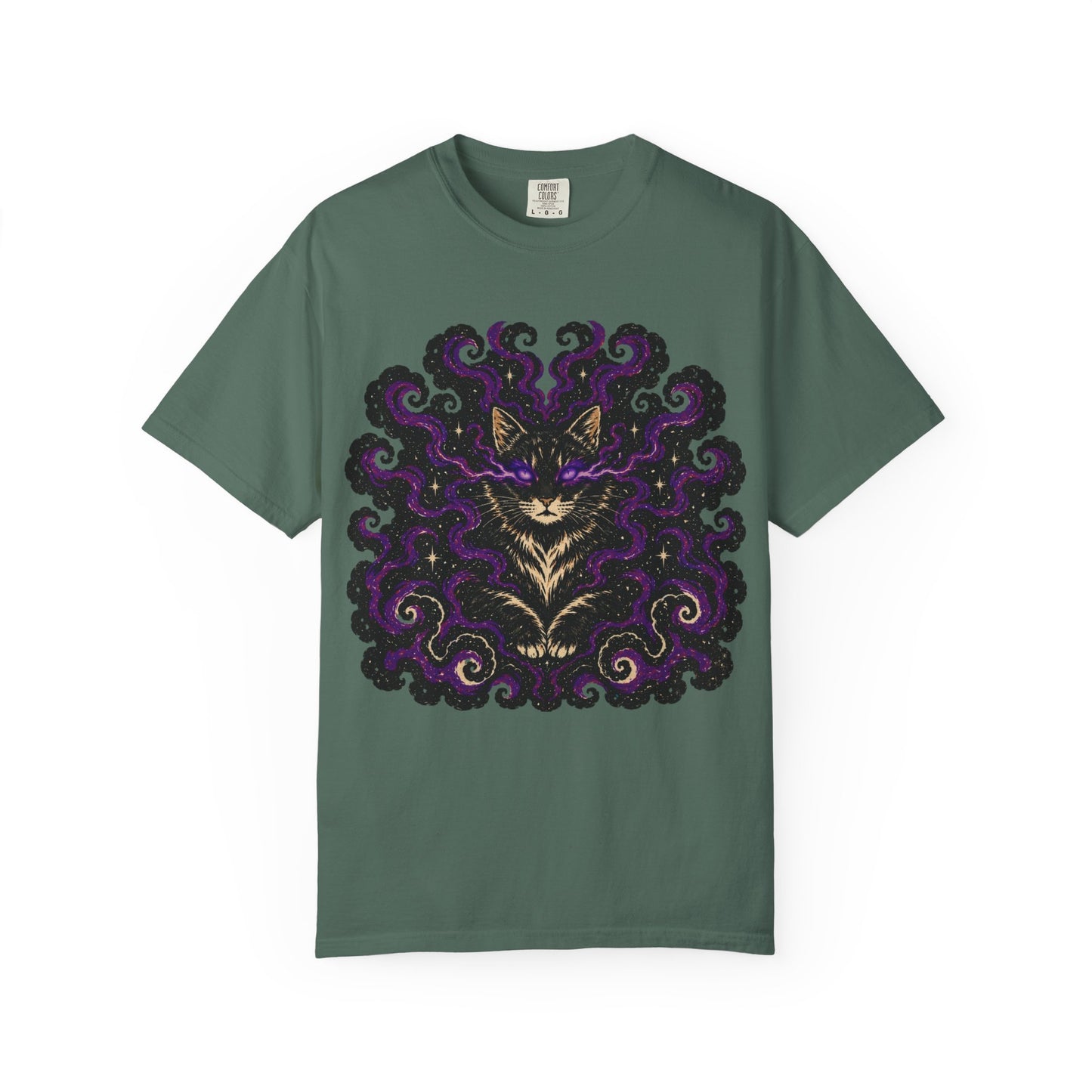 Astrological Mystic Portrait T-Shirt — 'Zora' Celestial Art Tee